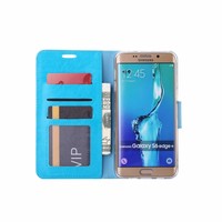 Bookcase Samsung Galaxy S6 Edge Plus hoesje - Blauw