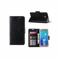 Bookcase Samsung Galaxy S6 Edge Plus hoesje - Zwart