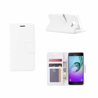 Bookcase Samsung Galaxy A3 (2016) hoesje - Wit