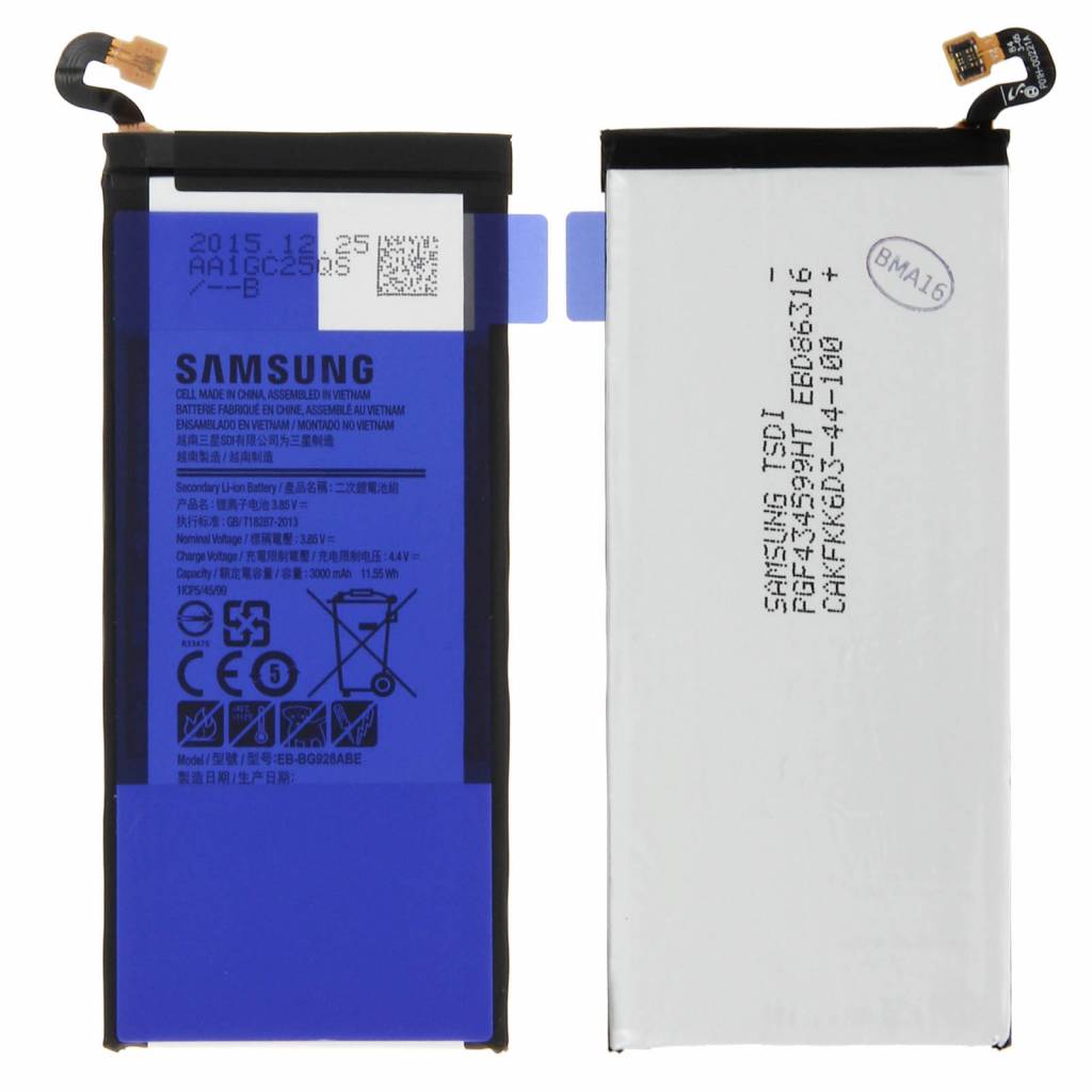 Gemakkelijk inval kort Samsung Galaxy S6 Edge Plus Originele Batterij / Accu - Diamtelecom