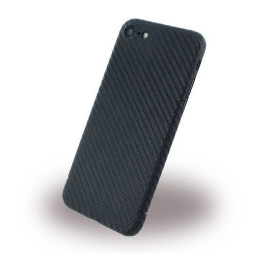 Nevox Originele Carbon Back Cover Hoesje voor de Apple iPhone 7 - Zwart