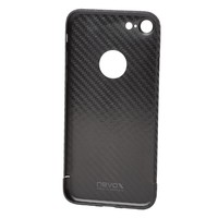 Nevox Originele Carbon Back Cover Hoesje voor de Apple iPhone 8 - Zwart