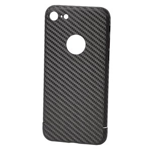 Nevox Originele Carbon Back Cover Hoesje voor de Apple iPhone 8 - Zwart