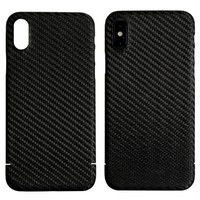 Nevox Originele Carbon Back Cover Hoesje voor de Apple iPhone XS - Zwart