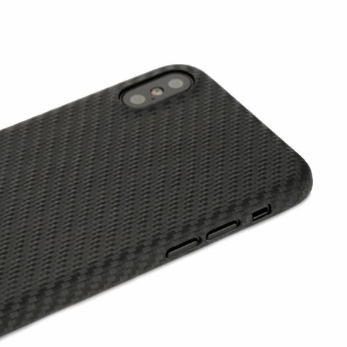 Nevox Originele Carbon Back Cover Hoesje voor de Apple iPhone XS - Zwart