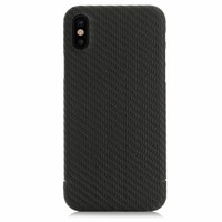 Nevox Originele Carbon Back Cover Hoesje voor de Apple iPhone XS - Zwart