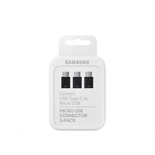 Samsung Originele Micro-USB naar Type-C Adapter 3-Pack - Zwart