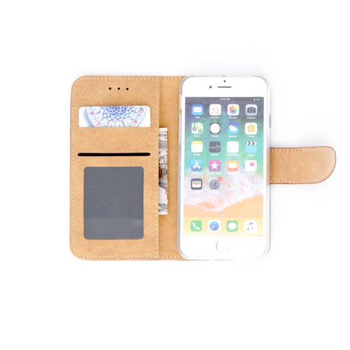 Bookcase  Apple iPhone 7 hoesje - Bruin