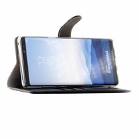 Krokodillen design Lederen Bookcase hoesje voor de Samsung Galaxy Note 8 - Zwart
