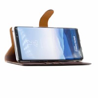 Krokodillen design Lederen Bookcase hoesje voor de Samsung Galaxy Note 8 - Bruin