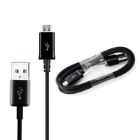 Samsung Micro USB 2.0 Originele data + oplaadkabel 1,5 meter - Zwart