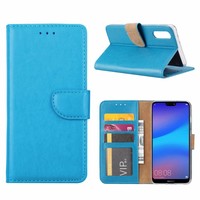 Bookcase Huawei P20 hoesje - Blauw