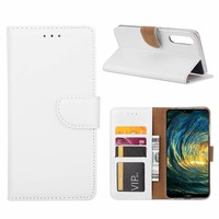 Bookcase Huawei P20 Pro hoesje - Wit