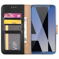 Bookcase Huawei Mate P10 hoesje - Zwart