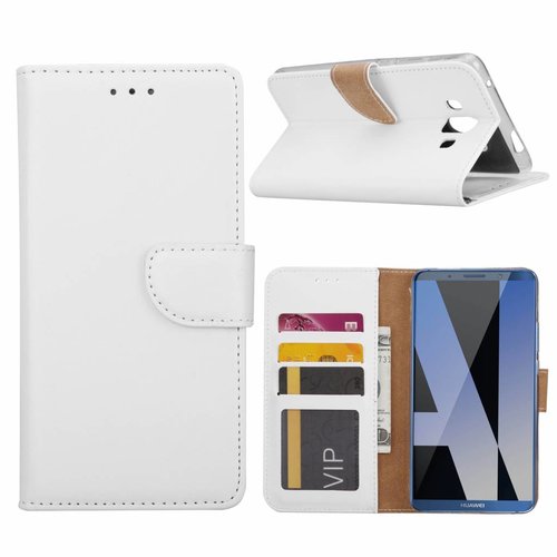 Bookcase Huawei Mate P10 hoesje - Wit