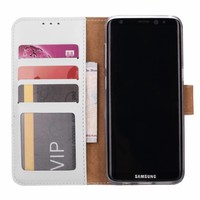 Bookcase Samsung Galaxy S8 hoesje - Wit