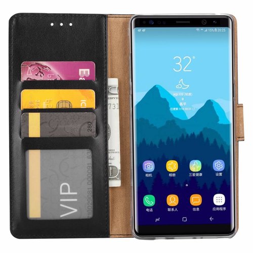 Bookcase Samsung Galaxy Note 8 hoesje - Zwart