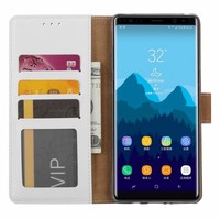 Bookcase Samsung Galaxy Note 8 hoesje - Wit