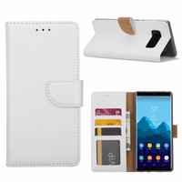 Bookcase Samsung Galaxy Note 8 hoesje - Wit