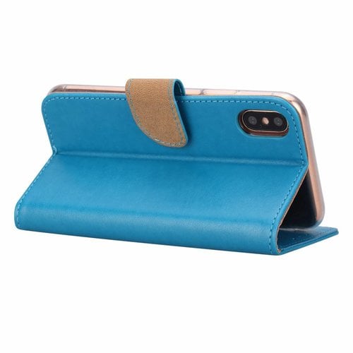 Bookcase Apple iPhone X hoesje - Blauw