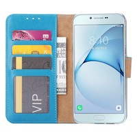 Bookcase Samsung Galaxy A8 2018 hoesje - Blauw