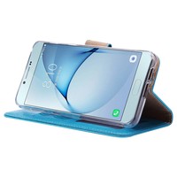 Bookcase Samsung Galaxy A8 2018 hoesje - Blauw