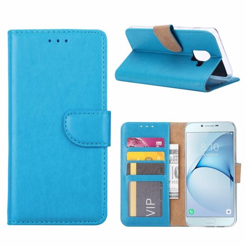 Bookcase Samsung Galaxy A8 2018 hoesje - Blauw