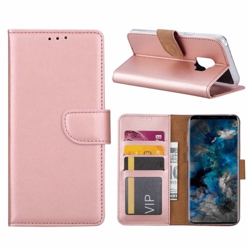 Bookcase Samsung Galaxy S9 hoesje - Rosé Goud