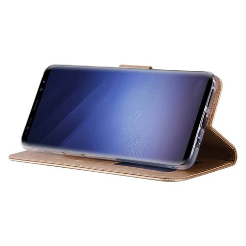Bookcase Samsung Galaxy S9 Plus hoesje - Goud