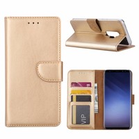 Bookcase Samsung Galaxy S9 Plus hoesje - Goud