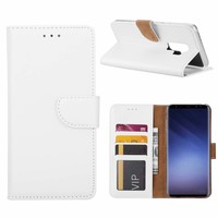 Bookcase Samsung Galaxy S9 Plus hoesje - Wit