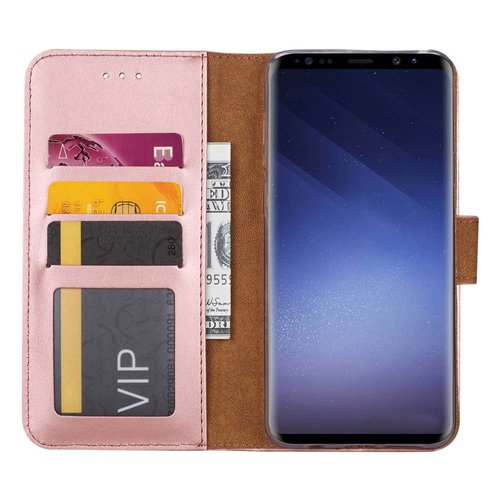 Bookcase Samsung Galaxy S9 Plus hoesje - Rosé Goud