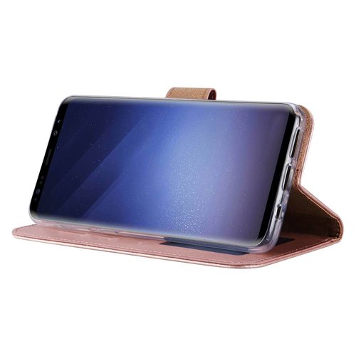 Bookcase Samsung Galaxy S9 Plus hoesje - Rosé Goud