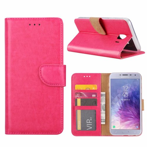 Bookcase Samsung Galaxy J4 2018 hoesje - Roze