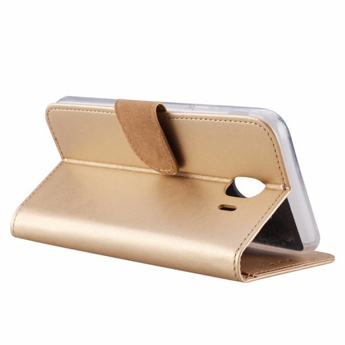 Bookcase Samsung Galaxy J4 2018 hoesje - Goud