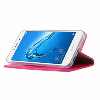 Bookcase Huawei Y7 Prime hoesje - Roze