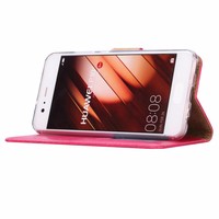 Bookcase Huawei P10 hoesje - Roze
