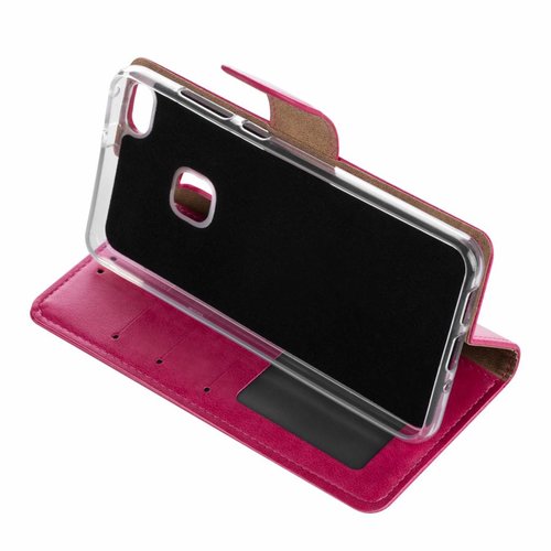 Bookcase Huawei P10 Lite hoesje - Roze