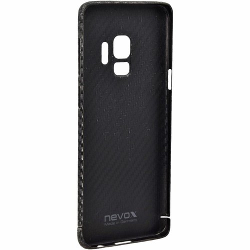 Nevox Originele Carbon Back Cover Hoesje voor de Samsung Galaxy S9 - Zwart