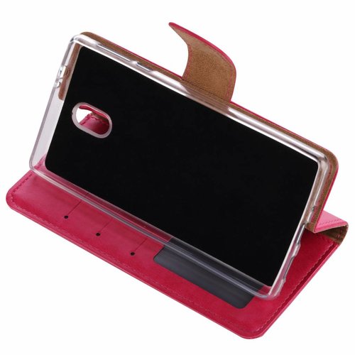 Bookcase Nokia 3 hoesje - Roze