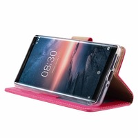 Bookcase Nokia 8 Sirocco hoesje - Roze