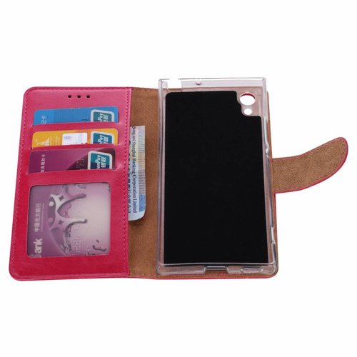 Bookcase Sony Xperia XA1 hoesje - Roze