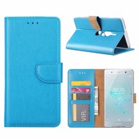 Bookcase Sony Xperia XZ2 Premium hoesje - Blauw