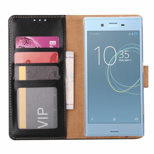 Bookcase Sony Xperia XZs hoesje - Zwart