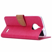 Bookcase Motorola Moto E4 hoesje - Roze