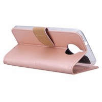 Bookcase Motorola Moto G5S hoesje - Rosé Goud