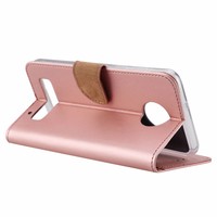 Bookcase Motorola Moto Z3 Play hoesje - Rosé Goud