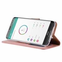 Bookcase Motorola Moto Z3 Play hoesje - Rosé Goud