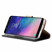 Bookcase Samsung Galaxy A6 2018 hoesje - Zwart