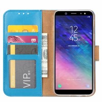 Bookcase Samsung Galaxy A6 2018 hoesje - Blauw